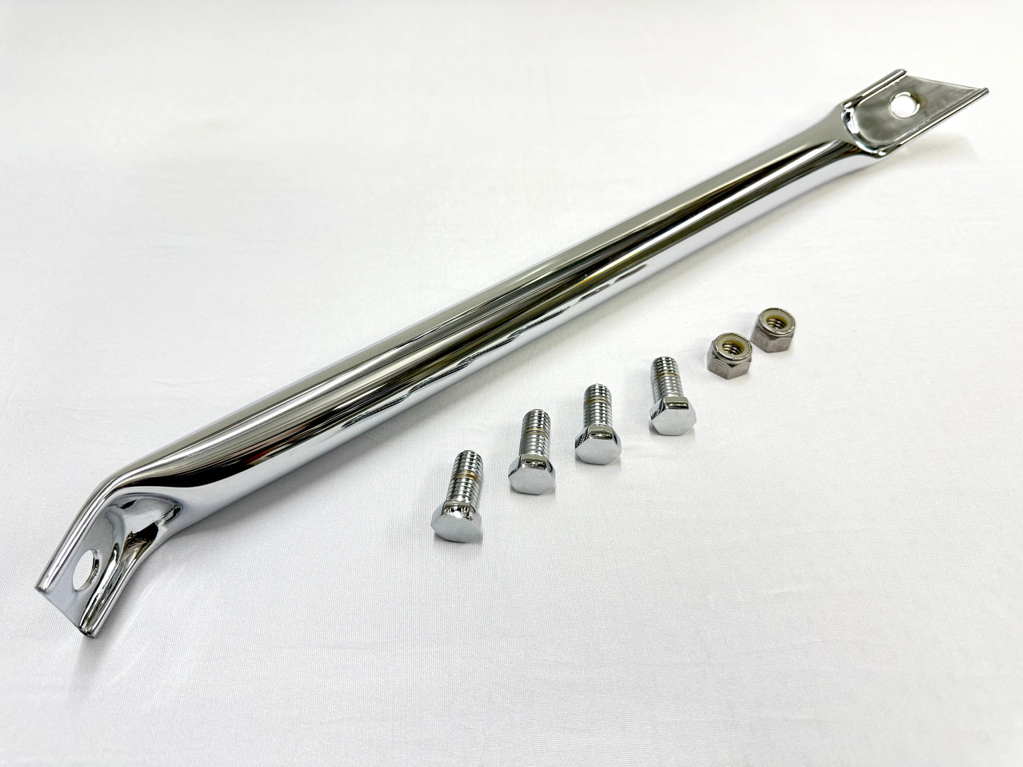 1961-64 CHEVY IMPALA BEL AIR BISCAYNE FRONT BUMPER TUBULAR BRACE HARDWARE SET / [SHOW CHROME FINISH] [NEW]