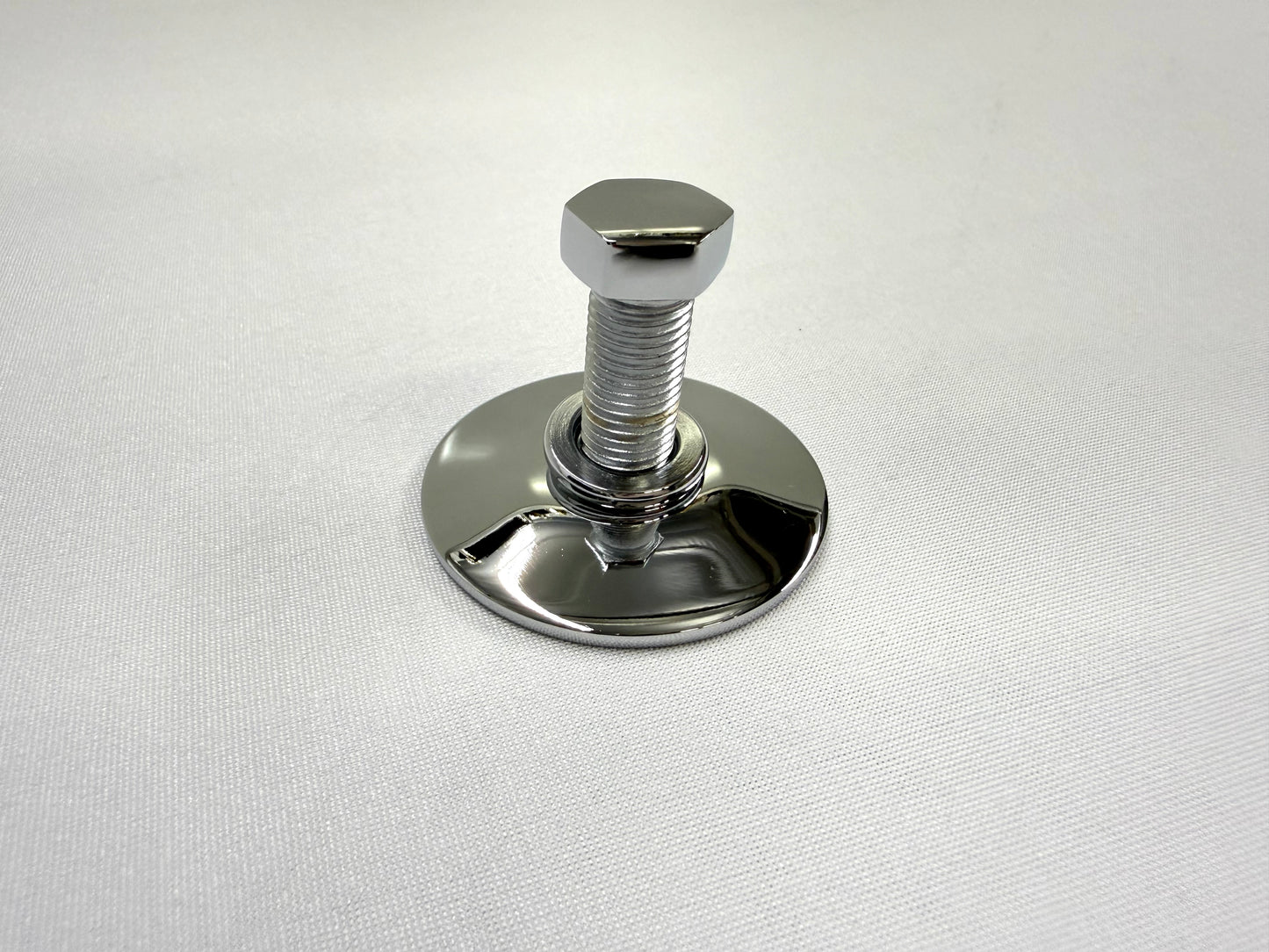 [CHROME FINISH] LOWER CONTROL ARM BUSHING CUP WASHERS & BOLT HARDWARE SET / 1955-1964 CHEVY GM IMPALA , FULL SIZE