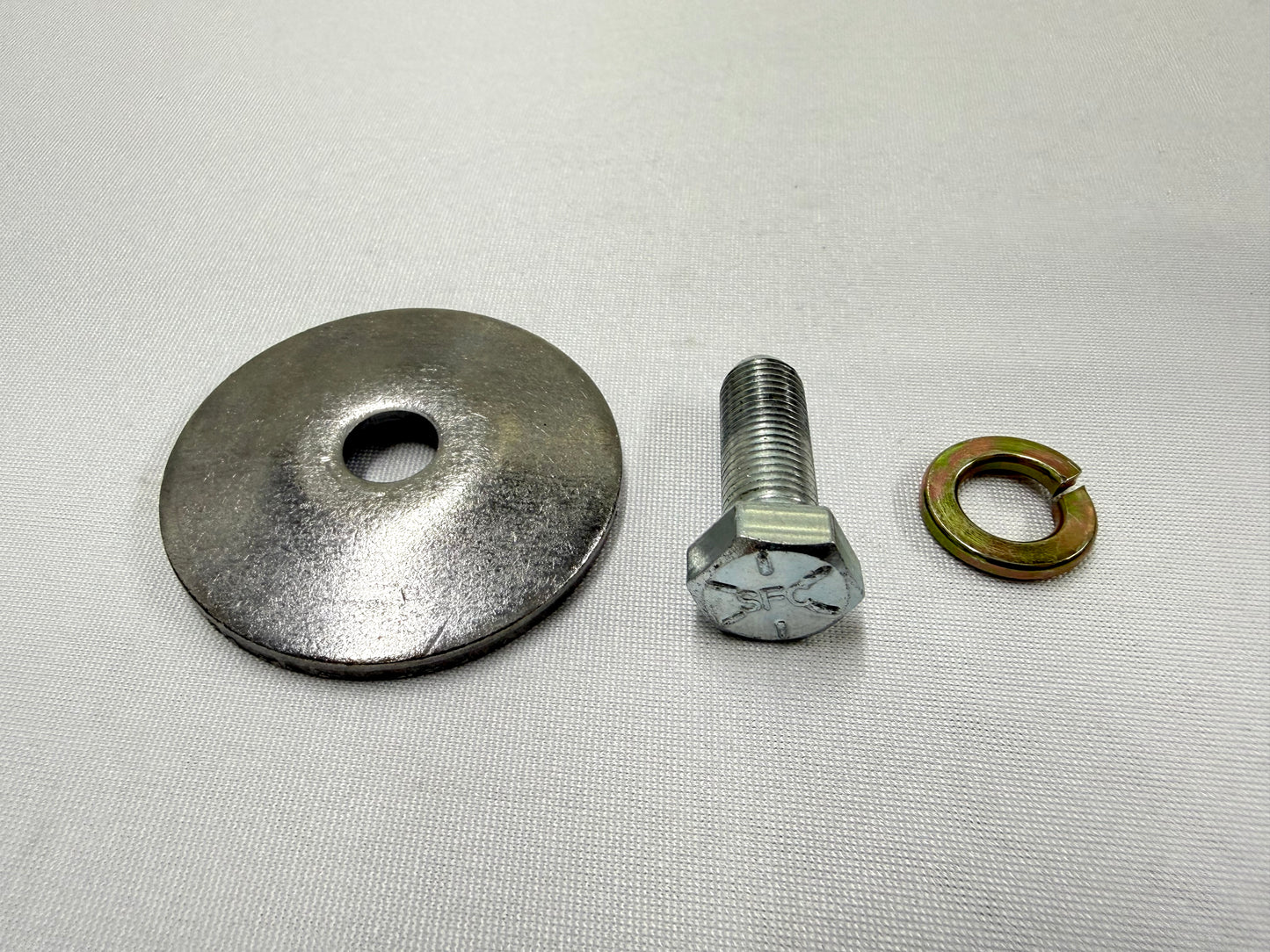 UPPER CONTROL ARM BUSHING CUP WASHERS & BOLT HARDWARE SET / 1955-1964 CHEVY GM IMPALA BEL AIR FULL SIZE