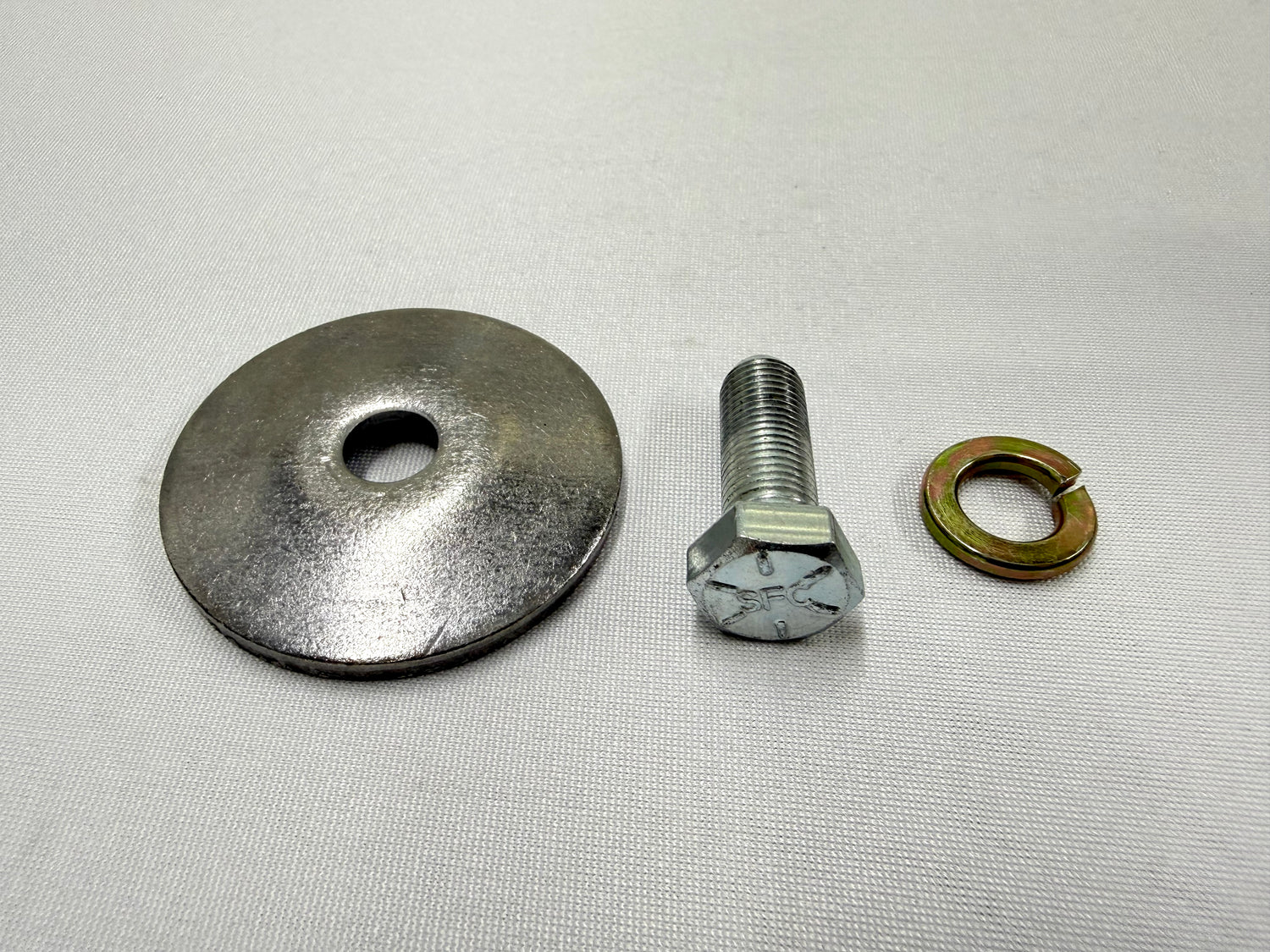 UPPER CONTROL ARM BUSHING CUP WASHERS & BOLT HARDWARE SET / 1955-1964 CHEVY GM IMPALA BEL AIR FULL SIZE