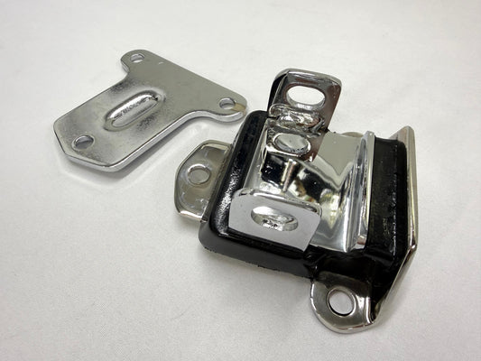 HEAVY DUTY ENGINE MOTOR MOUNT (SMALL BLOCK & BIG BLOCK CHEVY SBC 283 305 327 350 BB 383 400 396 427 454) / IMPORT CHROME 1PC