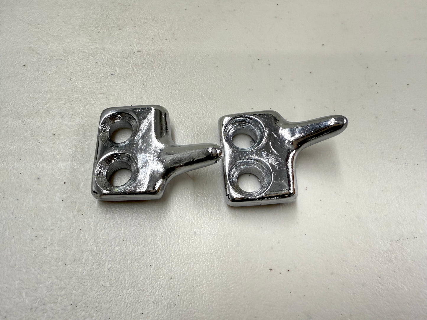 1958 1959 1960 CHEVY IMPALA PONTIAC CONVERTIBLE TOP ALIGNMENT PEGS LEFT RIGHT PAIR [NEW] / ALSO FITS 1957-60 BUICK, OLDSMOBILE, CADILLAC
