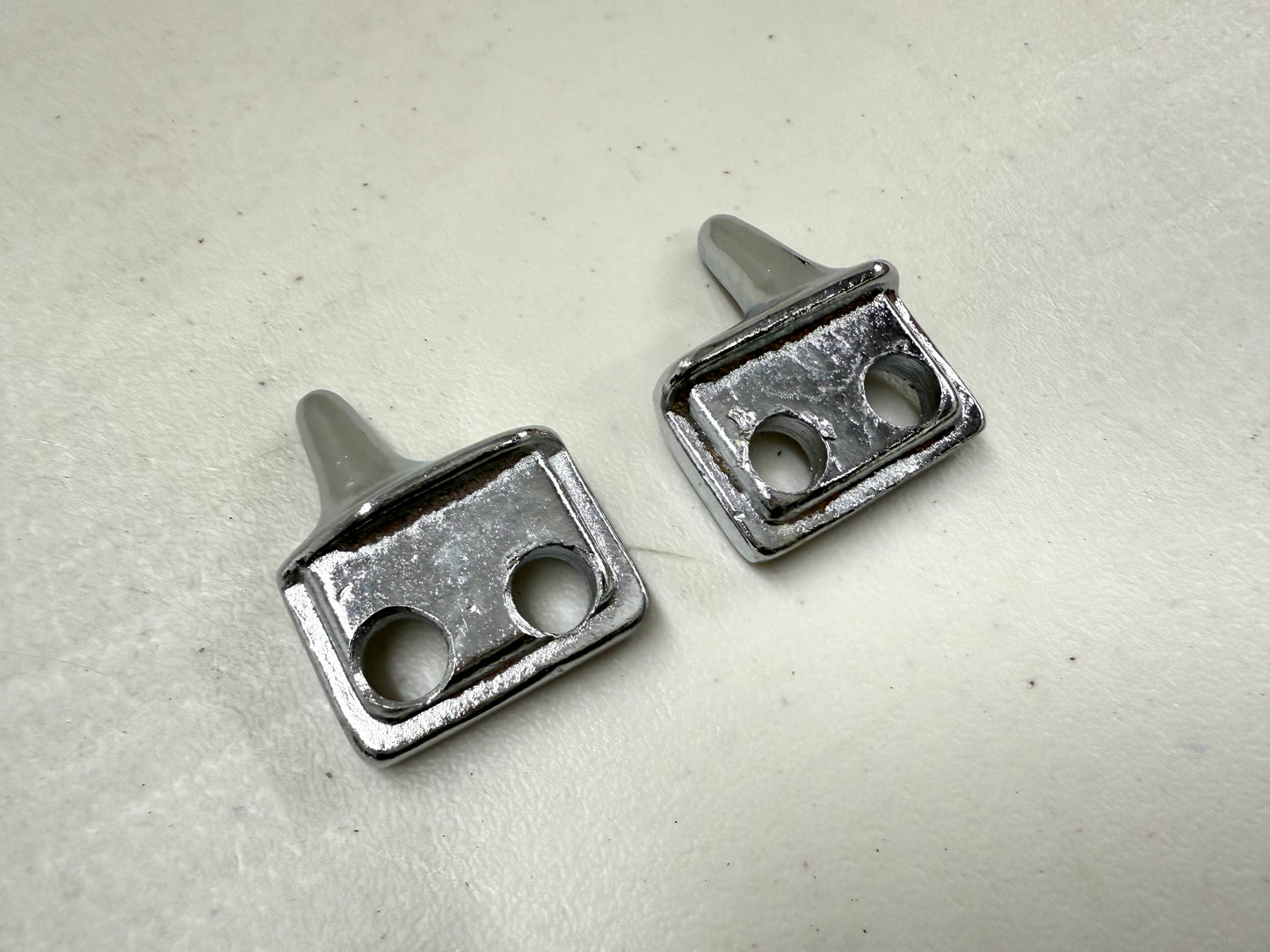 1958 1959 1960 CHEVY IMPALA PONTIAC CONVERTIBLE TOP ALIGNMENT PEGS LEFT RIGHT PAIR [NEW] / ALSO FITS 1957-60 BUICK, OLDSMOBILE, CADILLAC