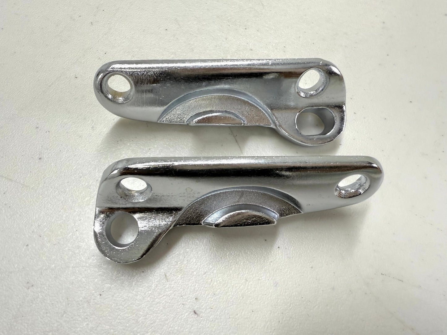 1958 1959 1960 CHEVY IMPALA PONTIAC CONVERTIBLE TOP STRIKERS LEFT RIGHT PAIR [NEW] / ALSO FITS 1957-60 BUICK, OLDSMOBILE, CADILLAC