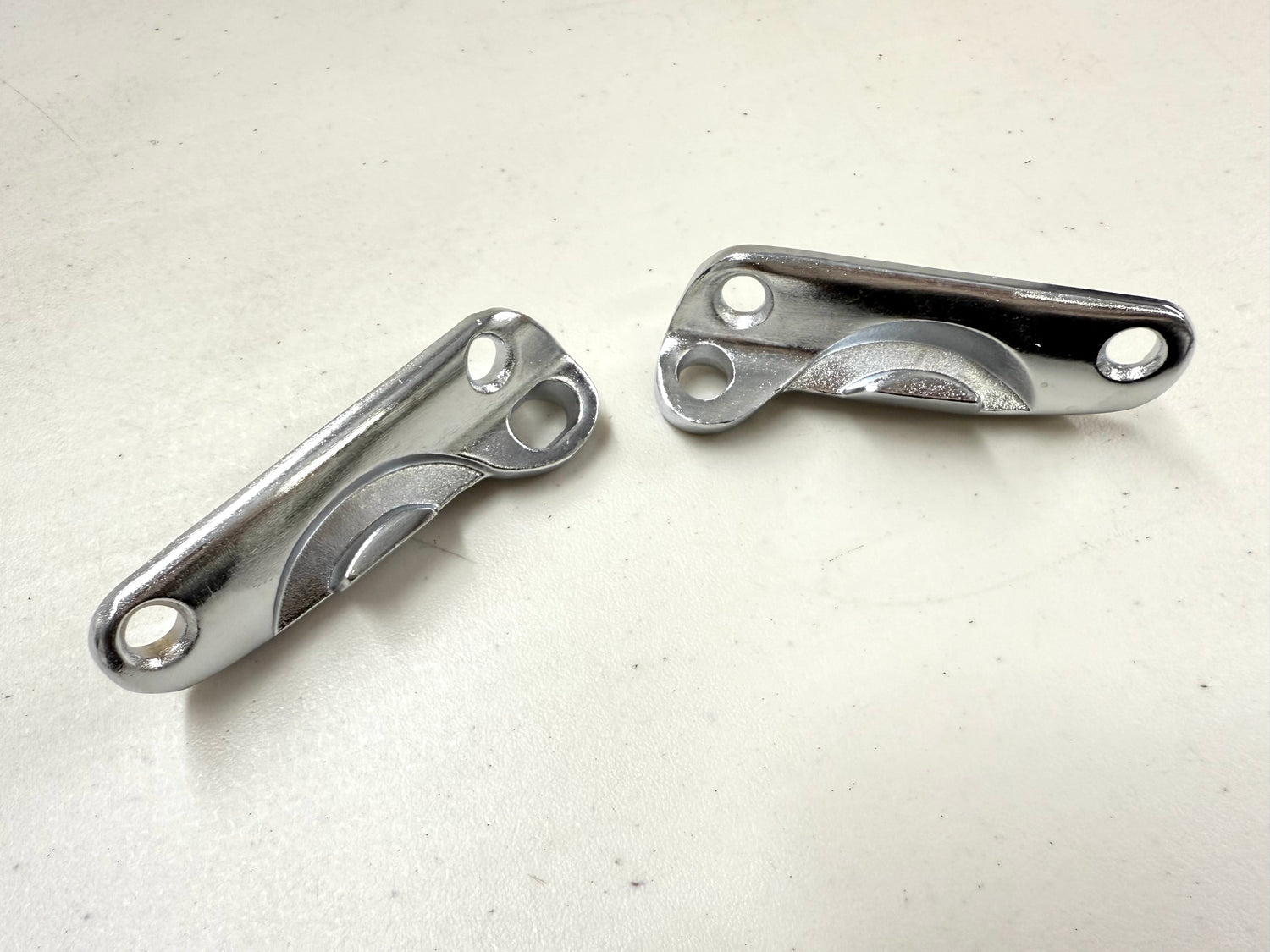 1958 1959 1960 CHEVY IMPALA PONTIAC CONVERTIBLE TOP STRIKERS LEFT RIGHT PAIR [NEW] / ALSO FITS 1957-60 BUICK, OLDSMOBILE, CADILLAC