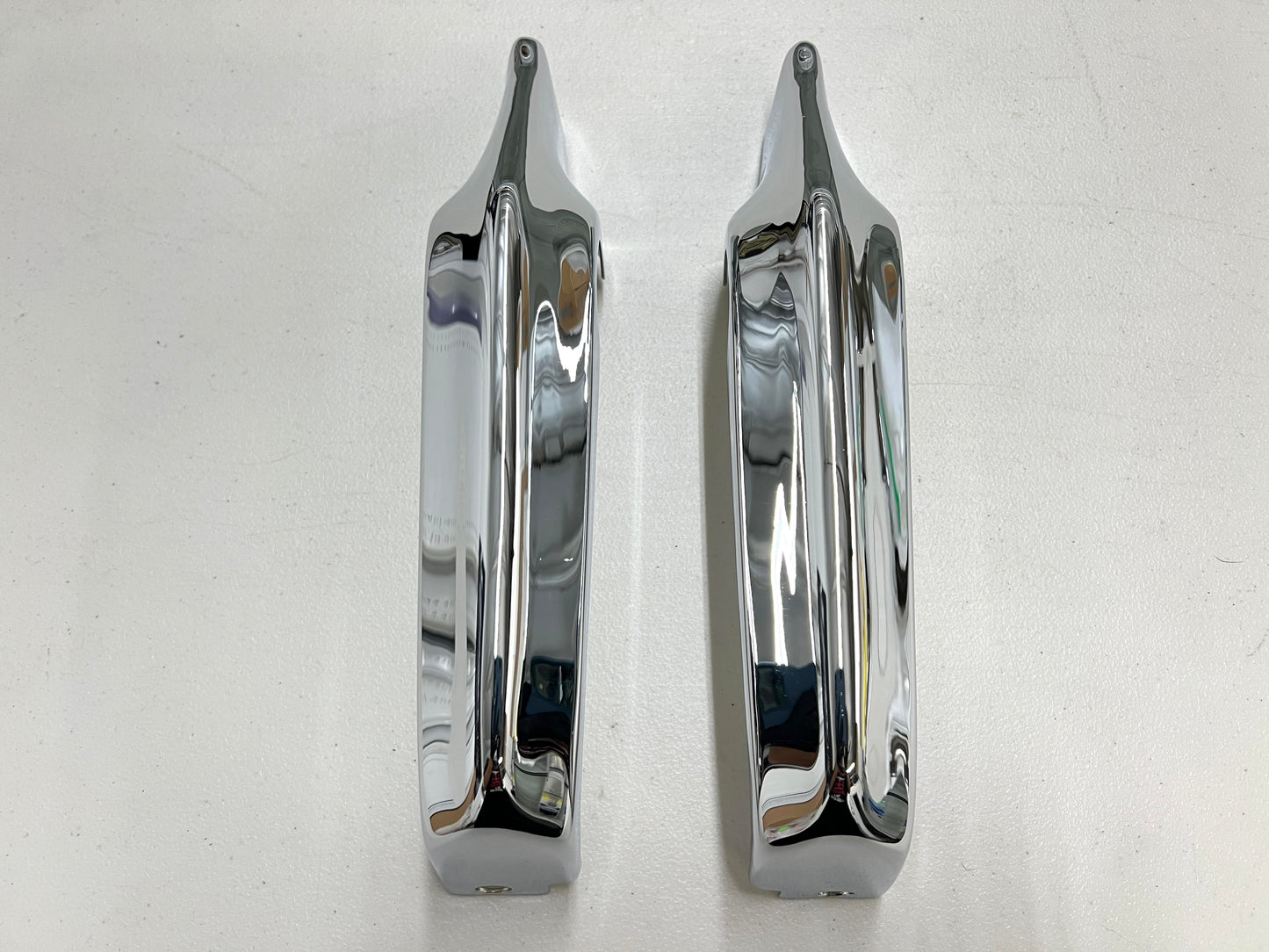 1964 CHEVY IMPALA / FULL SIZE FRONT BUMPER GUARDS 2PC / CHROME FINISH [ORIGINAL OEM RESTORED]