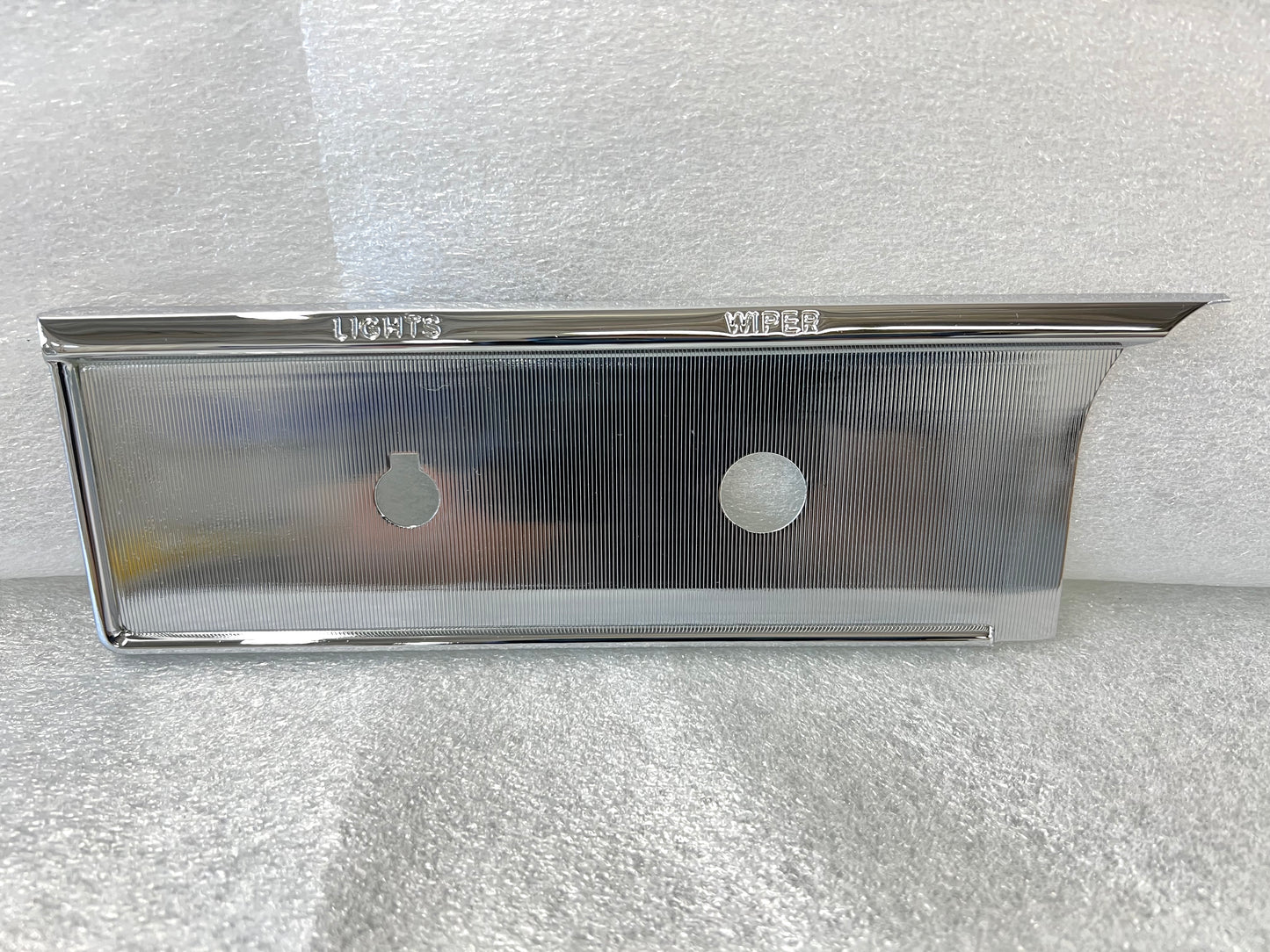 1964 CHEVROLET IMPALA BEL AIR BISCAYNE , FULL-SIZE PASSENGER CAR DASH TRIM MOLDING FASCIA (FACIA) CHROME COMPLETE SET with ASH TRAY and BEZELS [NEW] [CHROME FINISH]