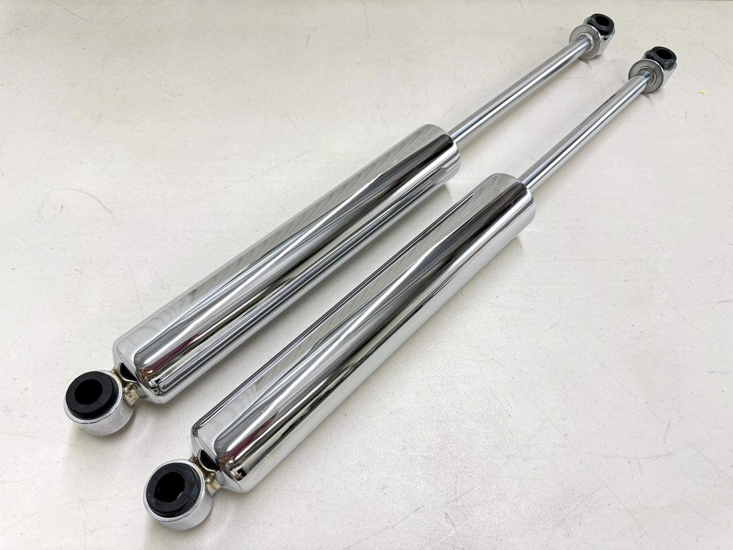 1958-1970 CHEVY IMPALA HEAVY DUTY EXTEND REAR SHOCK ABSORBERS 1PAIR / CHROME FINISH (EXTEND 24INCH)