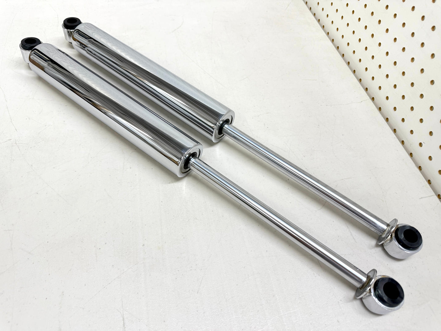 1958-1970 CHEVY IMPALA HEAVY DUTY EXTEND REAR SHOCK ABSORBERS 1PAIR / CHROME FINISH (EXTEND 24INCH)