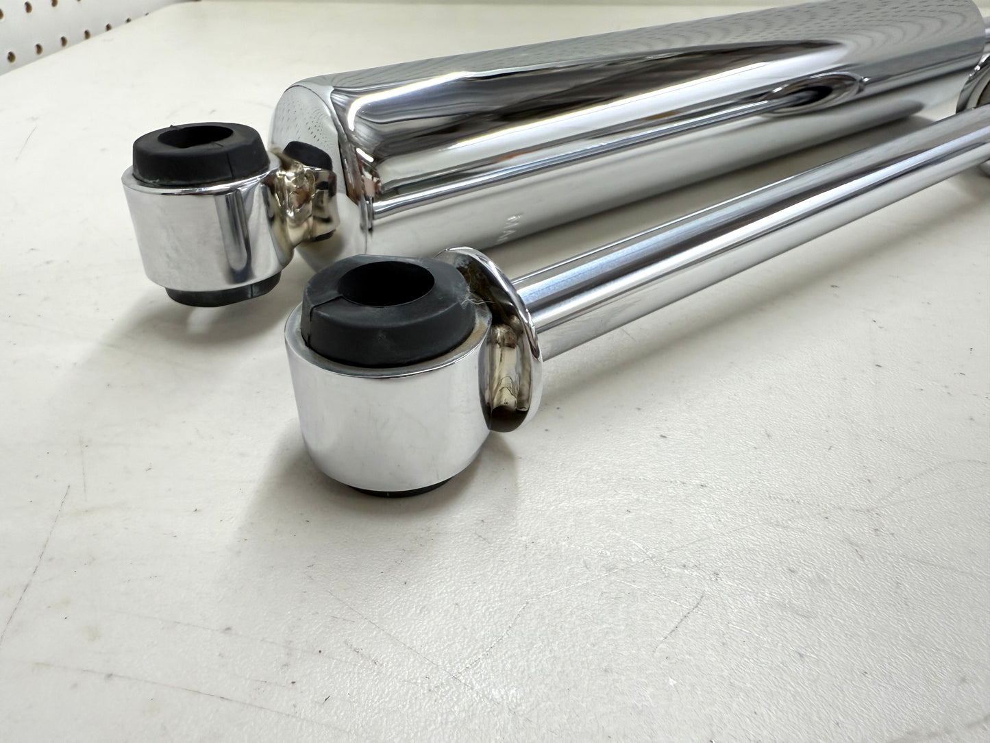 1958-1970 CHEVY IMPALA HEAVY DUTY EXTEND REAR SHOCK ABSORBERS 1PAIR / CHROME FINISH (EXTEND 24INCH)