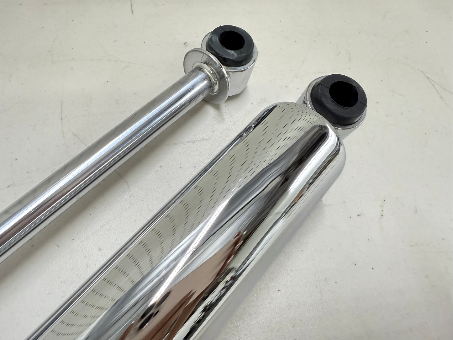 1958-1970 CHEVY IMPALA HEAVY DUTY EXTEND REAR SHOCK ABSORBERS 1PAIR / CHROME FINISH (EXTEND 24INCH)