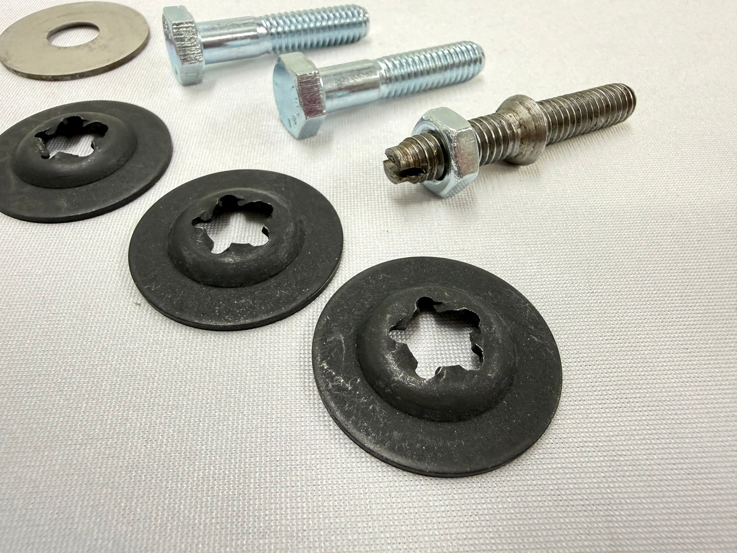 1959-1962 CHEVROLET CHEVY IMPALA HARDTOP OR CONVERTIBLE VENT WINDOW FRAME ADJUSTING HARDWARE SET [NEW]
