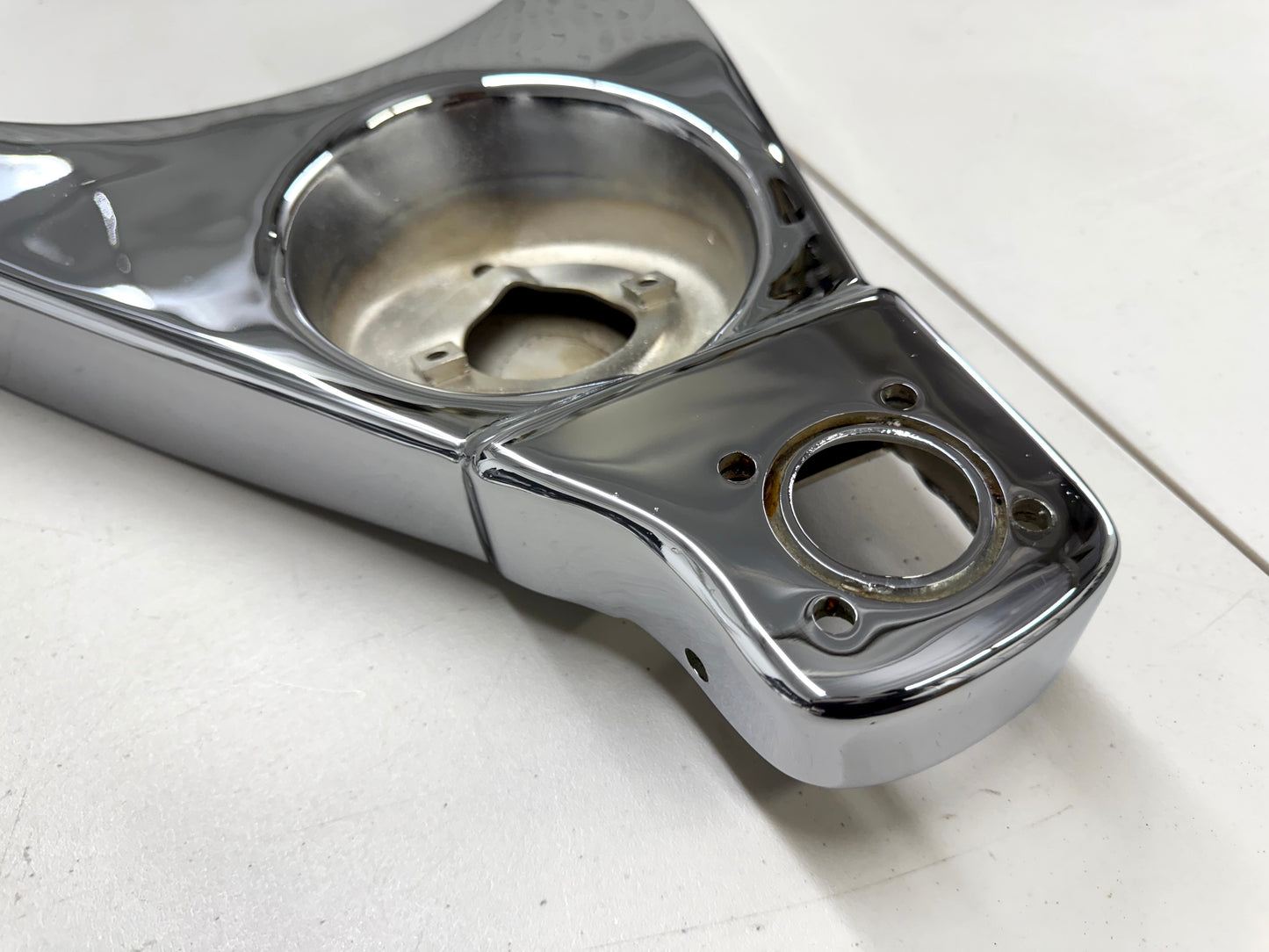 [ORIGINAL / OEM] 1955-1957 CHEVY BEL AIR TRI5 LOWER CONTROL ARMS REINFORCED AND MOLD (ARMS ONLY) 1PAIR / CHROME FINISH