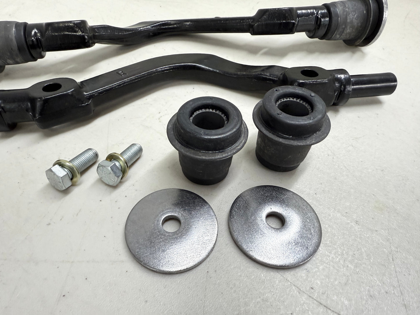 1958-1964 CHEVY CHEVROLET IMPALA , BEL AIR , BISCAYNE UPPER CONTROL A ARM SHAFTS COMPLETE SET WITH BUSHINGS 1PAIR [NEW]