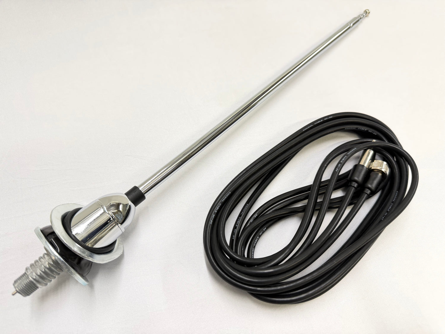 1965-1966 CHEVROLET CHEVY IMPALA REAR TELESCOPIC ANTENNA ASSEMBLY WITH CABLE 1PC RH (PASSENGER SIDE)[NEW]