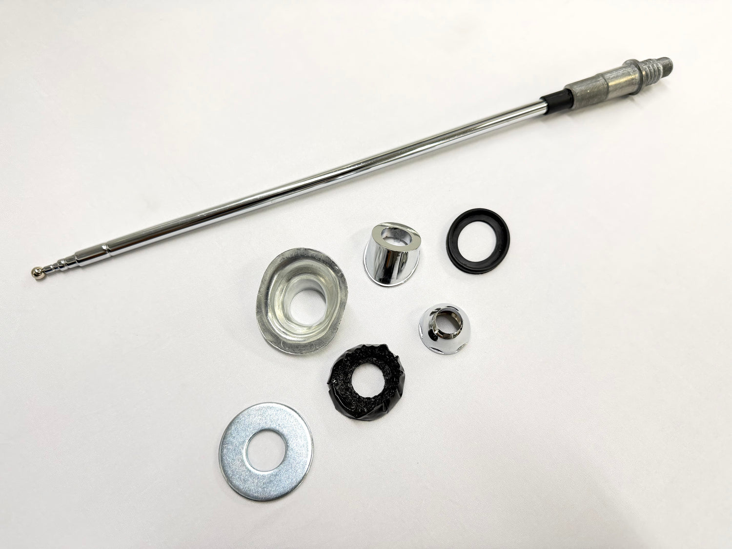 1965-1966 CHEVROLET CHEVY IMPALA REAR TELESCOPIC ANTENNA ASSEMBLY 1PC LH (DRIVER SIDE)[NEW]