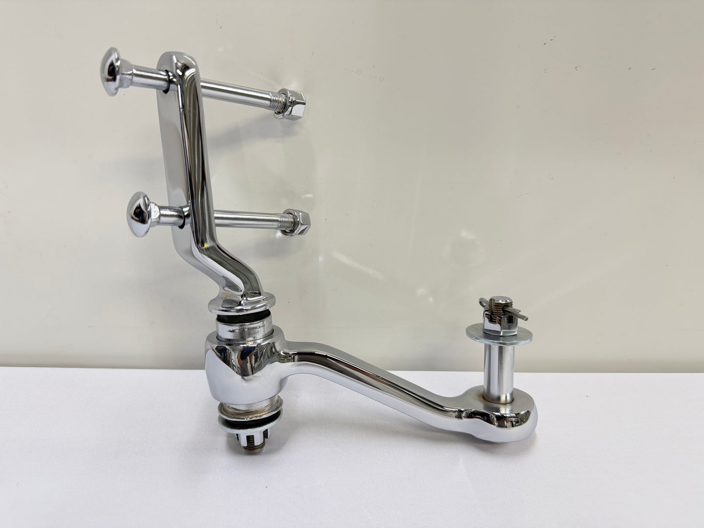 1955-57 GM CHEVY CHEVROLET BEL AIR NOMAD 210 150 TRI FIVE IDLER ARM / TRIPLE CHROME FINISH