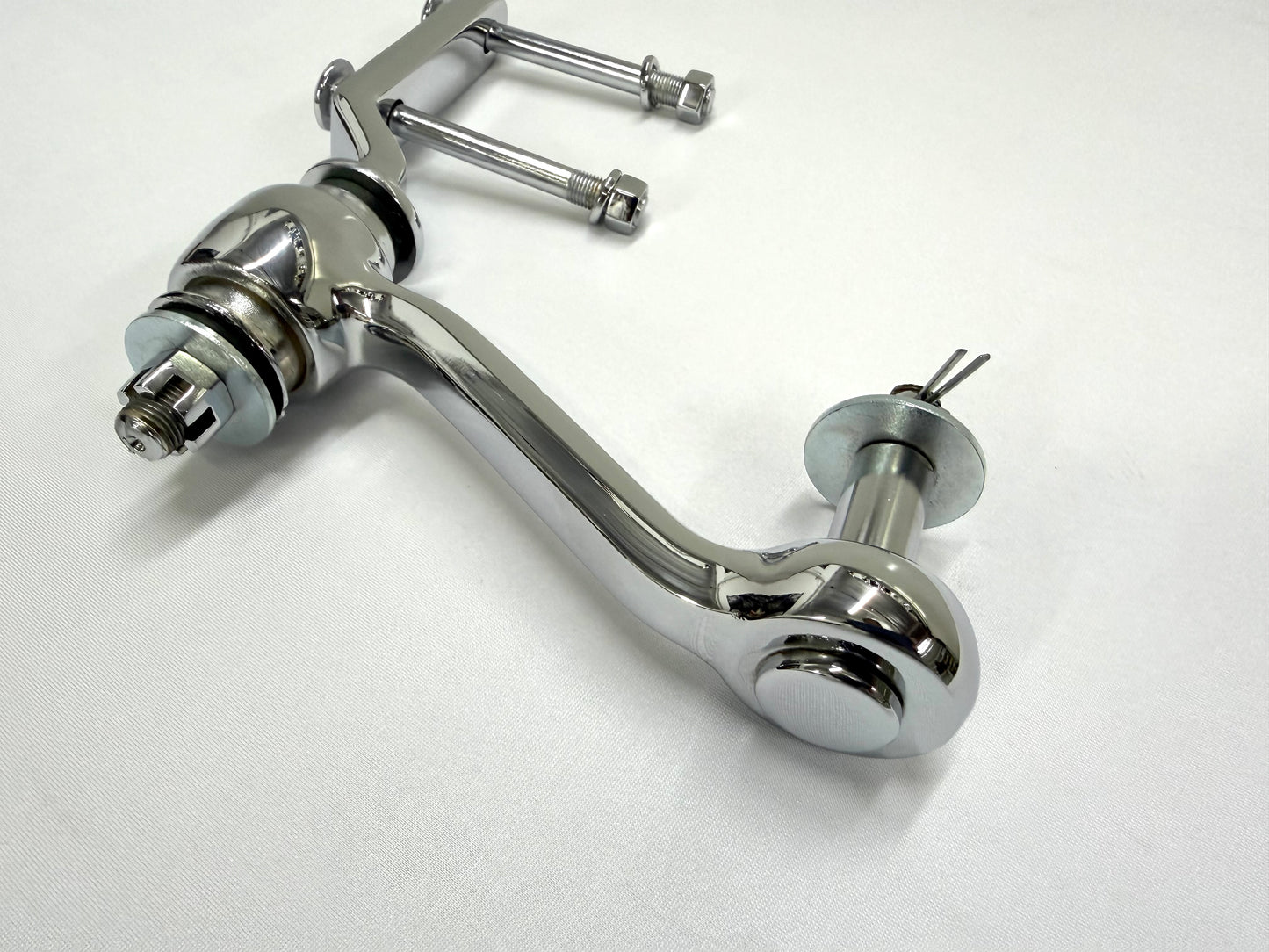 1955-57 GM CHEVY CHEVROLET BEL AIR NOMAD 210 150 TRI FIVE IDLER ARM / TRIPLE CHROME FINISH