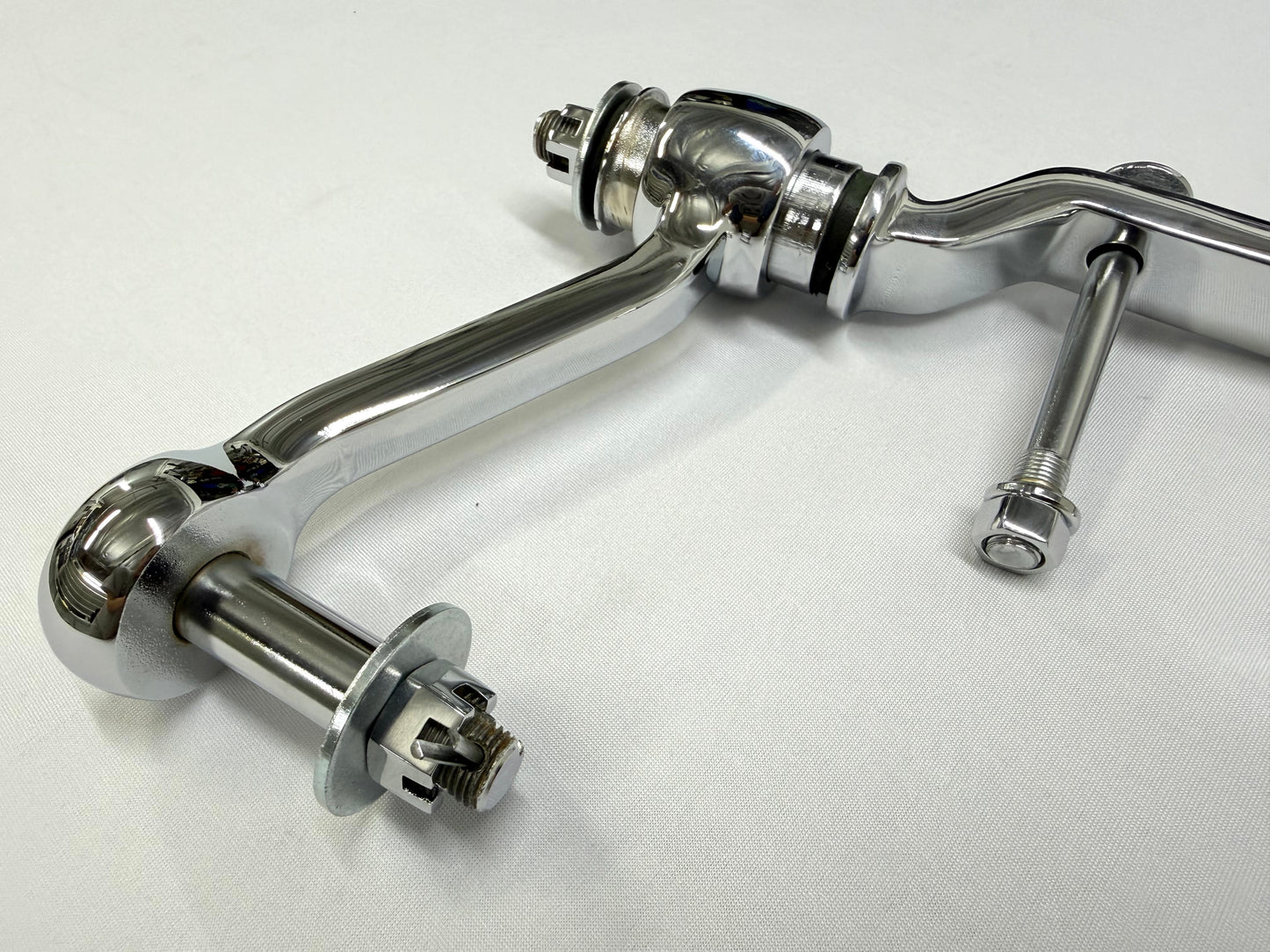 1955-57 GM CHEVY CHEVROLET BEL AIR NOMAD 210 150 TRI FIVE IDLER ARM / TRIPLE CHROME FINISH