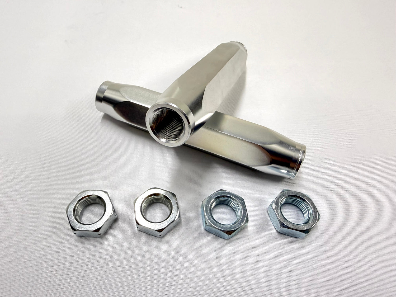 1965-70 GM CHEVROLET CHEVY IMPALA BEL AIR BISCAYNE / 1966-69 CAPRICE HIGH PERFORMANCE BILLET ALUMINUM TIE ROD END ADJUSTING SLEEVES 1PAIR / POLISHED FINISH