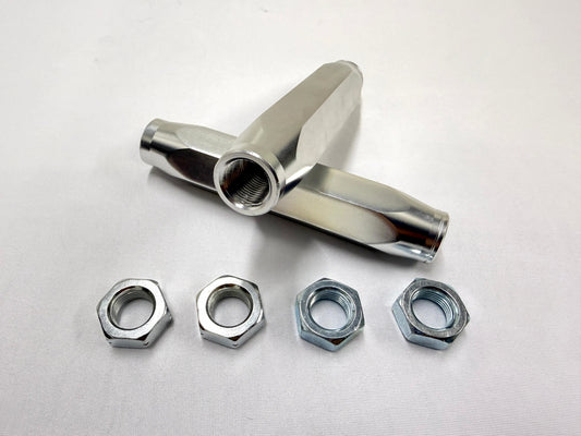 1965-70 GM CHEVROLET CHEVY IMPALA BEL AIR BISCAYNE / 1966-69 CAPRICE HIGH PERFORMANCE BILLET ALUMINUM TIE ROD END ADJUSTING SLEEVES 1PAIR / POLISHED FINISH