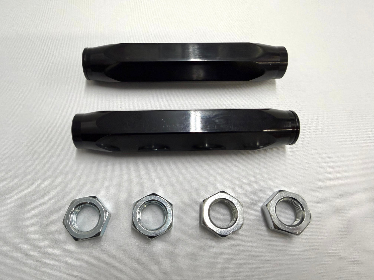 1965-70 GM CHEVROLET CHEVY IMPALA BEL AIR BISCAYNE / 1966-69 CAPRICE HIGH PERFORMANCE BILLET ALUMINUM TIE ROD END ADJUSTING SLEEVES 1PAIR / BLACK