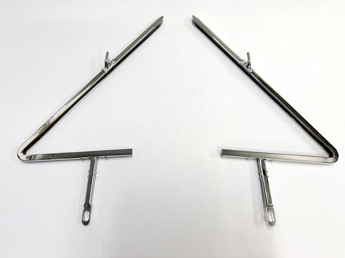 1963-1964 CHEVROLET CHEVY IMPALA 2 DOOR HARDTOP OR CONVERTIBLE DOOR VENT WINDOW FRAMES 1PAIR [NEW]