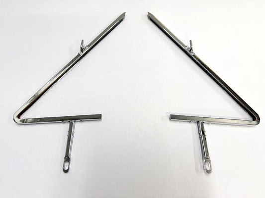 1963-1964 CHEVROLET CHEVY IMPALA 2 DOOR HARDTOP OR CONVERTIBLE DOOR VENT WINDOW FRAMES 1PAIR [NEW]