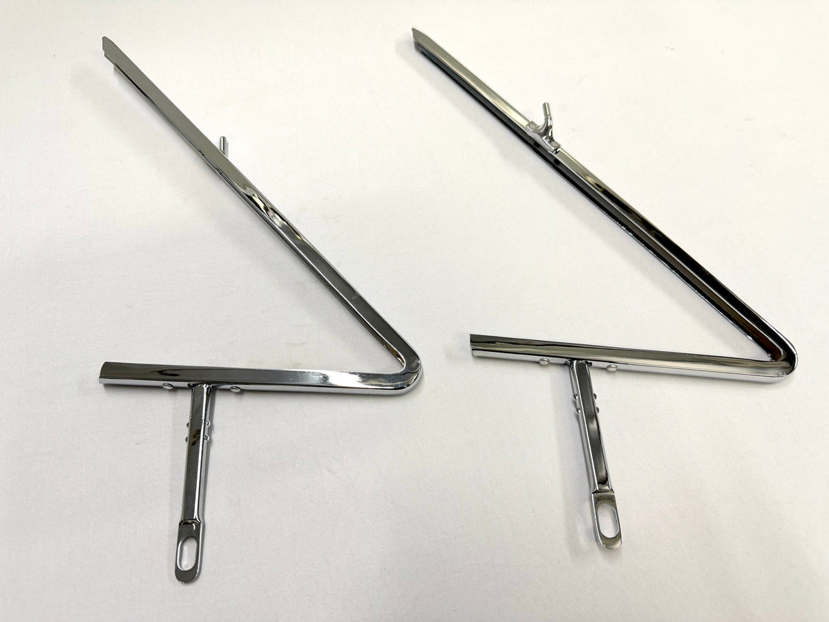 1963-1964 CHEVROLET CHEVY IMPALA 2 DOOR HARDTOP OR CONVERTIBLE DOOR VENT WINDOW FRAMES 1PAIR [NEW]