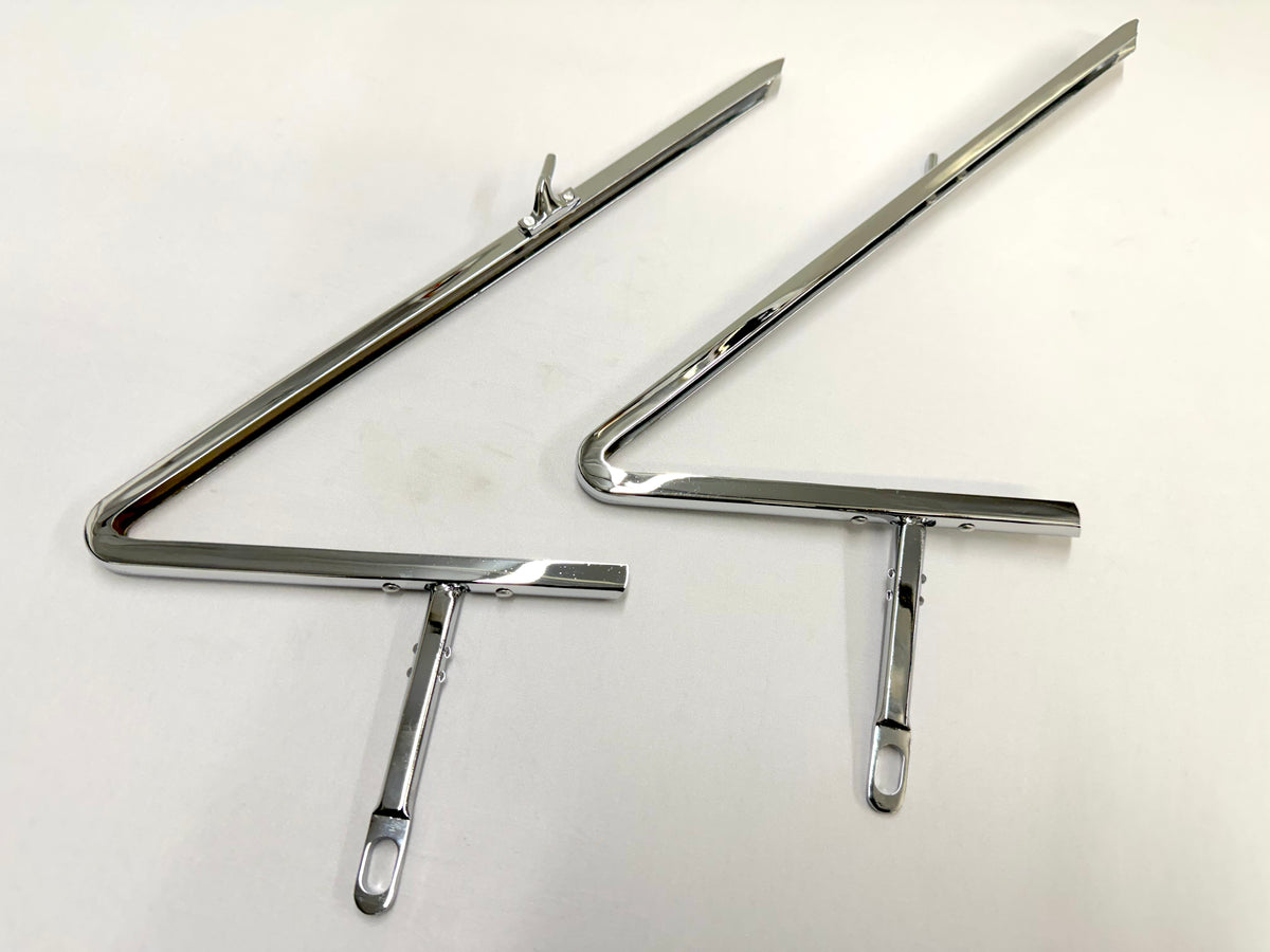 1963-1964 CHEVROLET CHEVY IMPALA 2 DOOR HARDTOP OR CONVERTIBLE DOOR VENT WINDOW FRAMES 1PAIR [NEW]