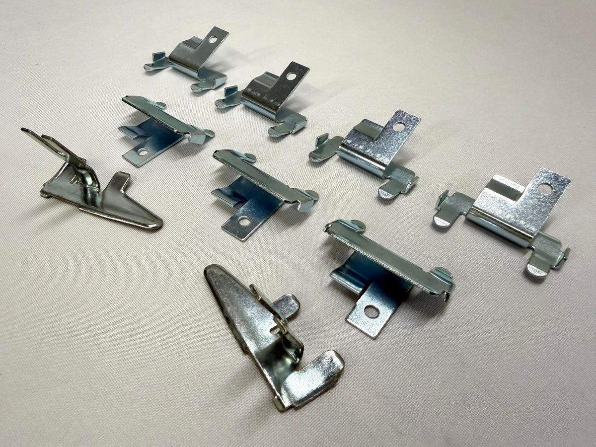 1963 1964 CHEVROLET CHEVY IMPALA FRONT LOWER WINDSHIELD TRIM REVEAL CLIP SET [NEW]