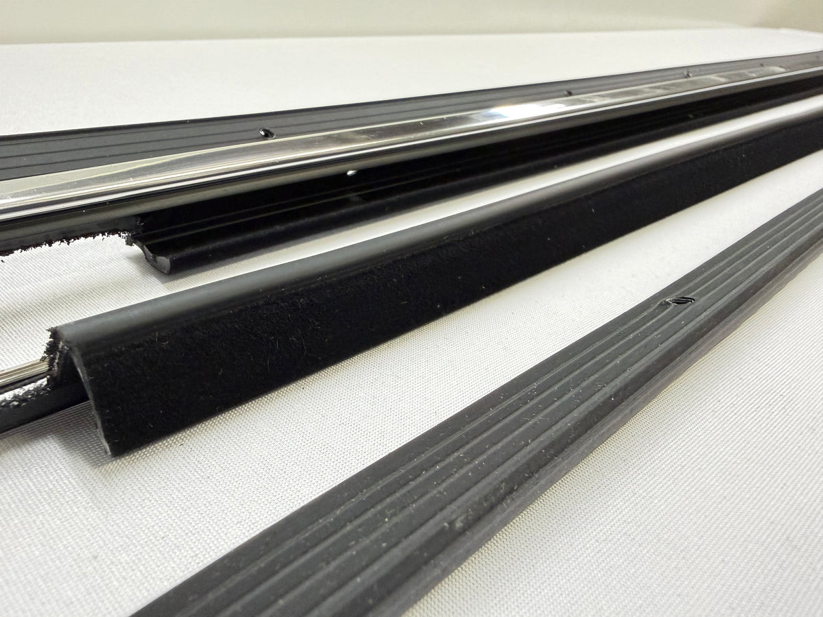 1963-1964 CHEVROLET CHEVY IMPALA 2 DOOR HARDTOP DOOR WINDOW FELT RUBBER BELT LINE KIT 1SET [NEW]