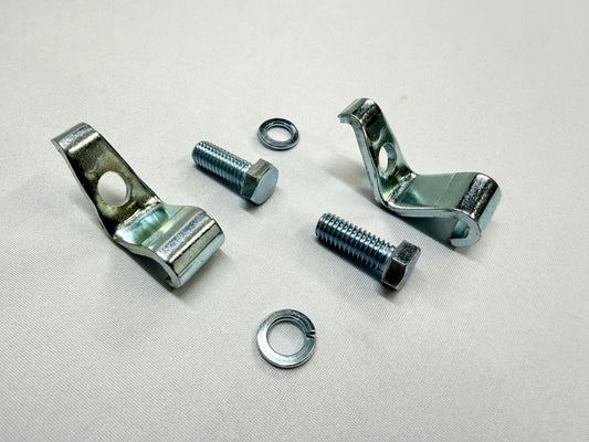 1963-1966 CHEVROLET CHEVY IMPALA BEL AIR BISCAYNE REAR BUMPER GUARD MOUNTING BRACKET HARDWARE SET L/R BOTH SIDE [NEW]