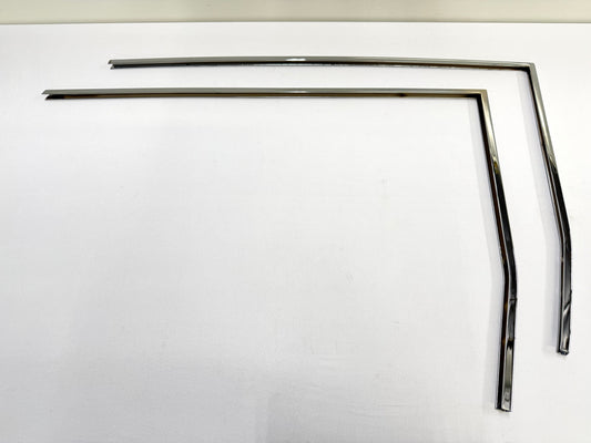 1962-1964 CHEVY IMPALA BUICK PONTIAC OLDSMOBILE B-BODY DOOR WINDOW FRAME SET [NEW] / IMPORT CHROME