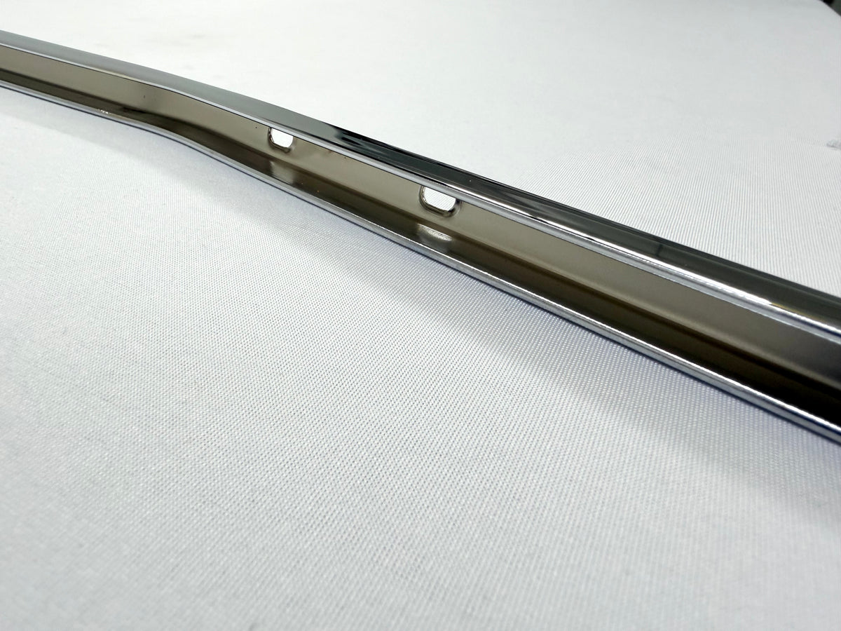 1962-1964 CHEVY IMPALA BUICK PONTIAC OLDSMOBILE B-BODY DOOR WINDOW FRAME LH DRIVER SIDE [NEW] / IMPORT CHROME