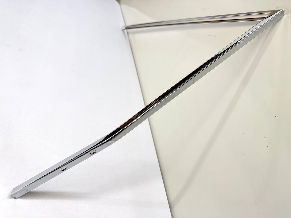 1962-1964 CHEVY IMPALA BUICK PONTIAC OLDSMOBILE B-BODY DOOR WINDOW FRAME LH DRIVER SIDE [NEW] / IMPORT CHROME