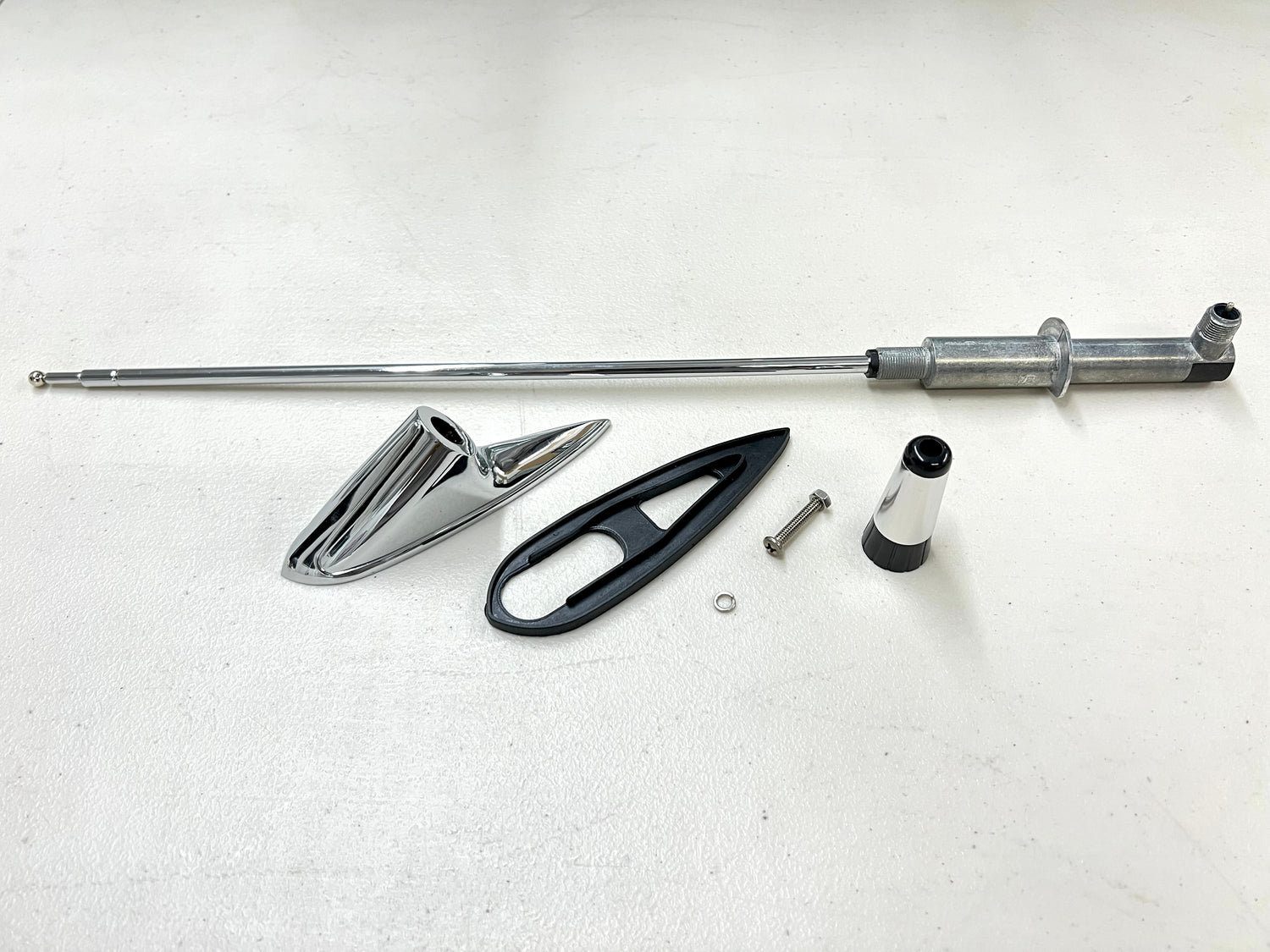 1960 CHEVY IMPALA / BEL AIR / BISCAYNE REAR DUMMY ANTENNA ASSEMBLY 1PC LH (DRIVER SIDE)[NEW]