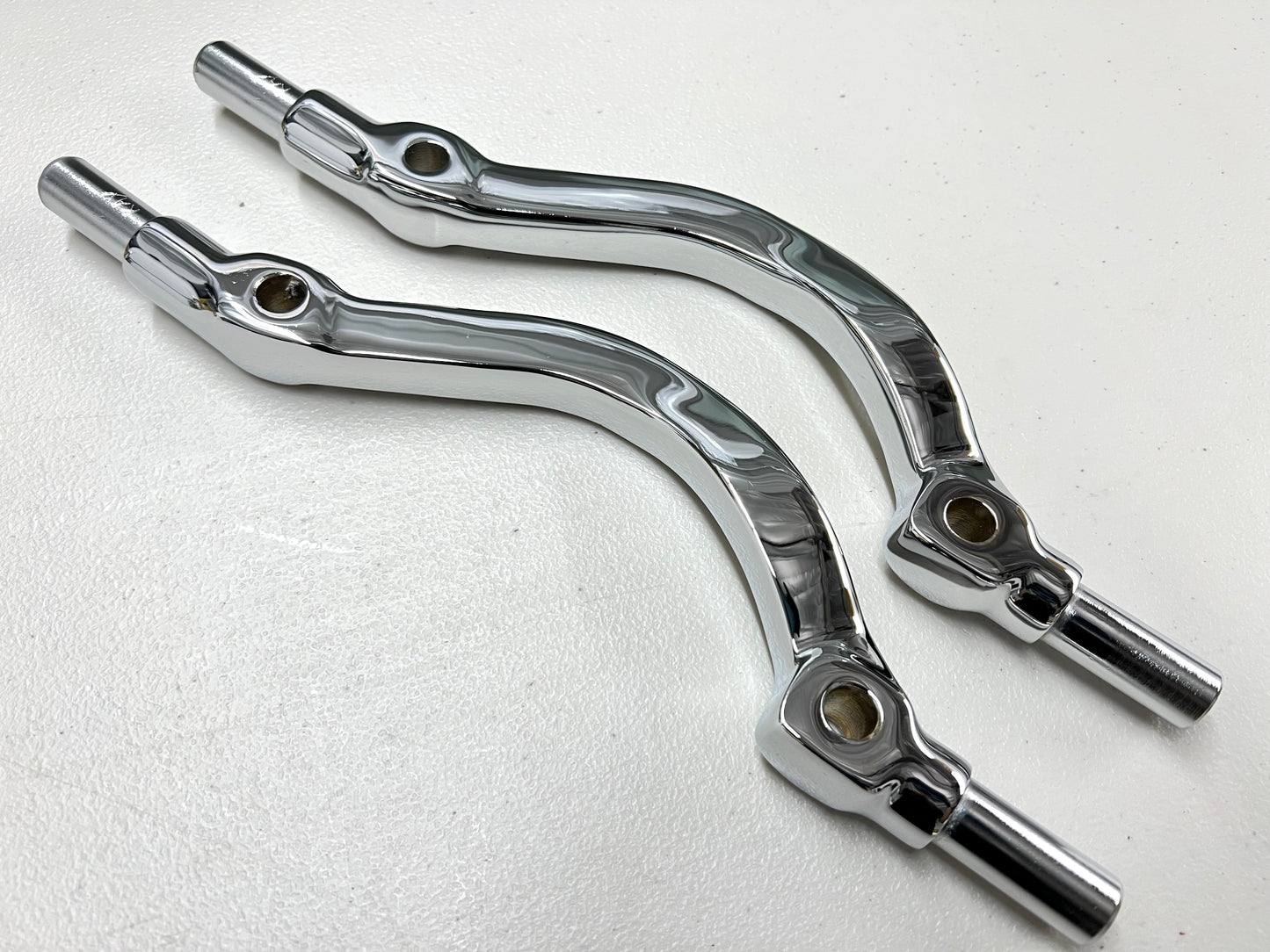 1958-1964 CHEVY IMPALA UPPER CONTROL A ARM SHAFTS 1PAIR [NEW] [CHROME FINISH]