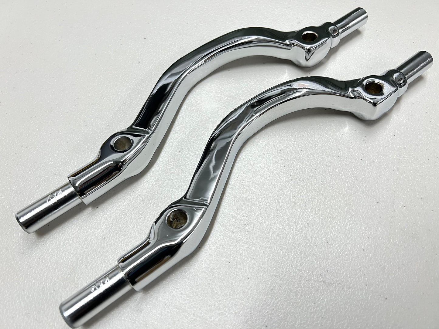 1958-1964 CHEVY IMPALA UPPER CONTROL A ARM SHAFTS 1PAIR [NEW] [CHROME FINISH]