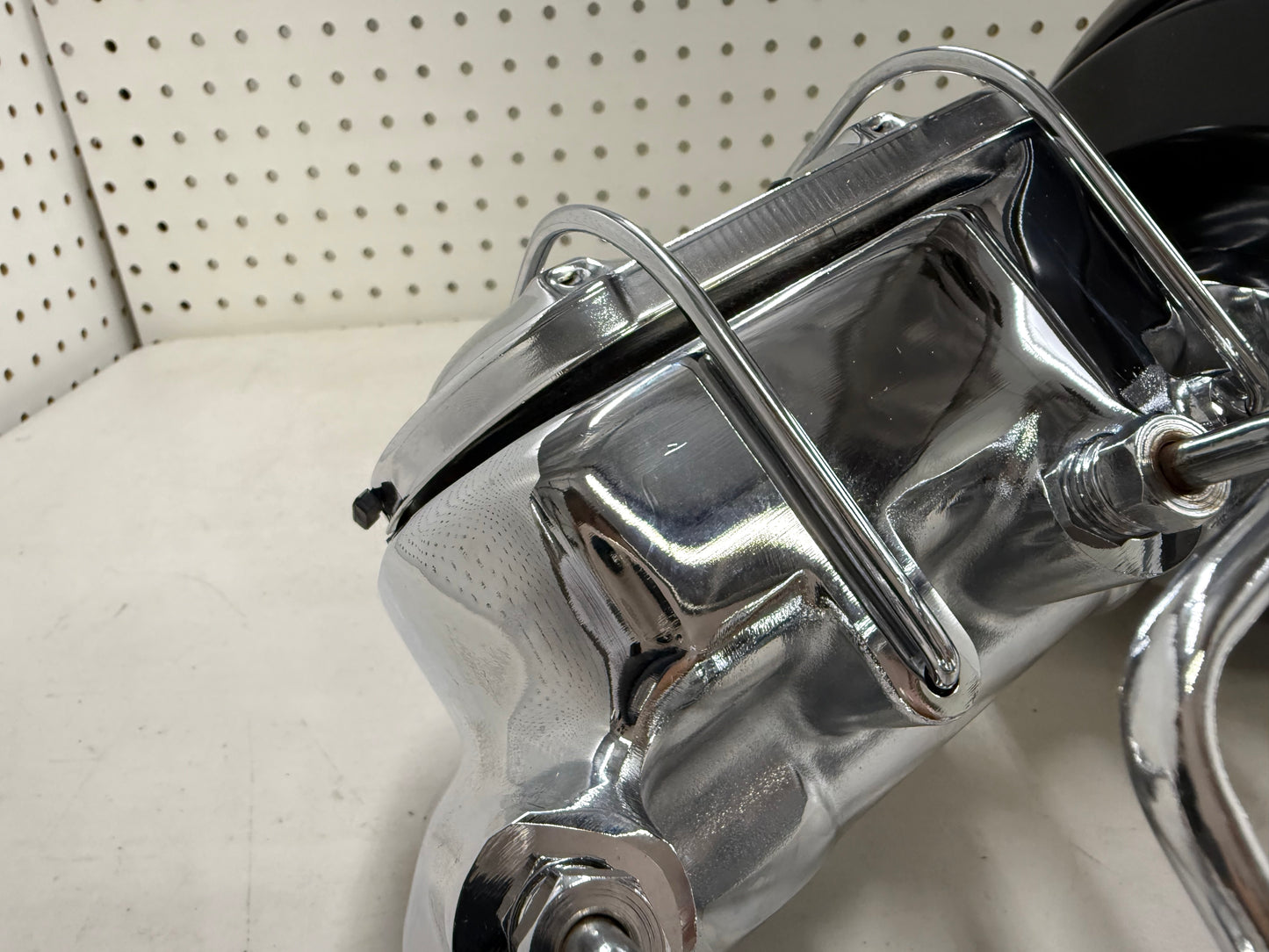 1958-1964 CHEVY FULL-SIZE / IMPALA 8" POWER BRAKE DUAL BOOSTER MASTER CONVERSION KIT (FOR DISC & DISC BRAKE) / CHROME & BLACK COMBO