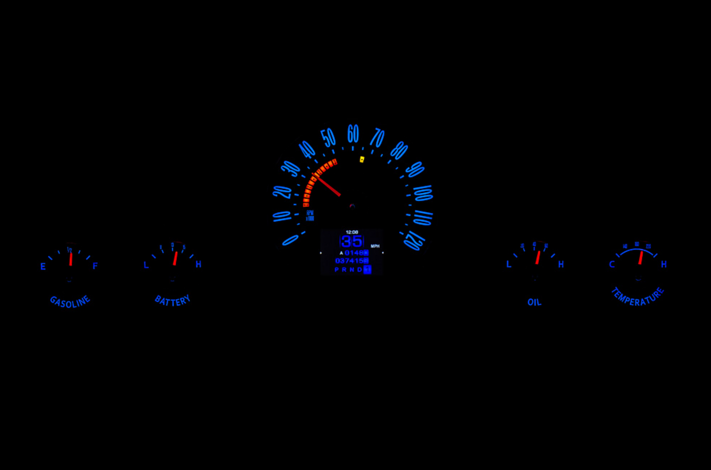 Dakota Digital 1959-1960 Chevy Impala / El Camino RTX Retrotech Dash Gauge System RTX-59C-IMP-X