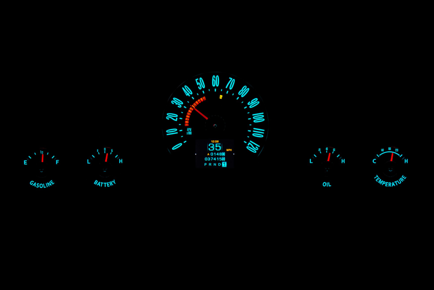 Dakota Digital 1959-1960 Chevy Impala / El Camino RTX Retrotech Dash Gauge System RTX-59C-IMP-X