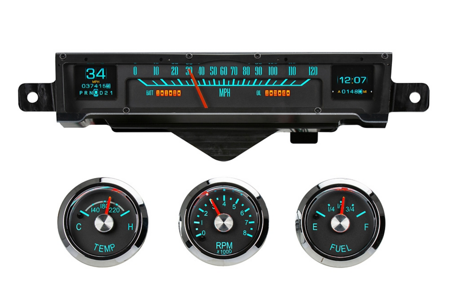 Dakota Digital 1961-62 Chevy Impala Retrotech Dash Gauge System RTX-61C-IMP-X