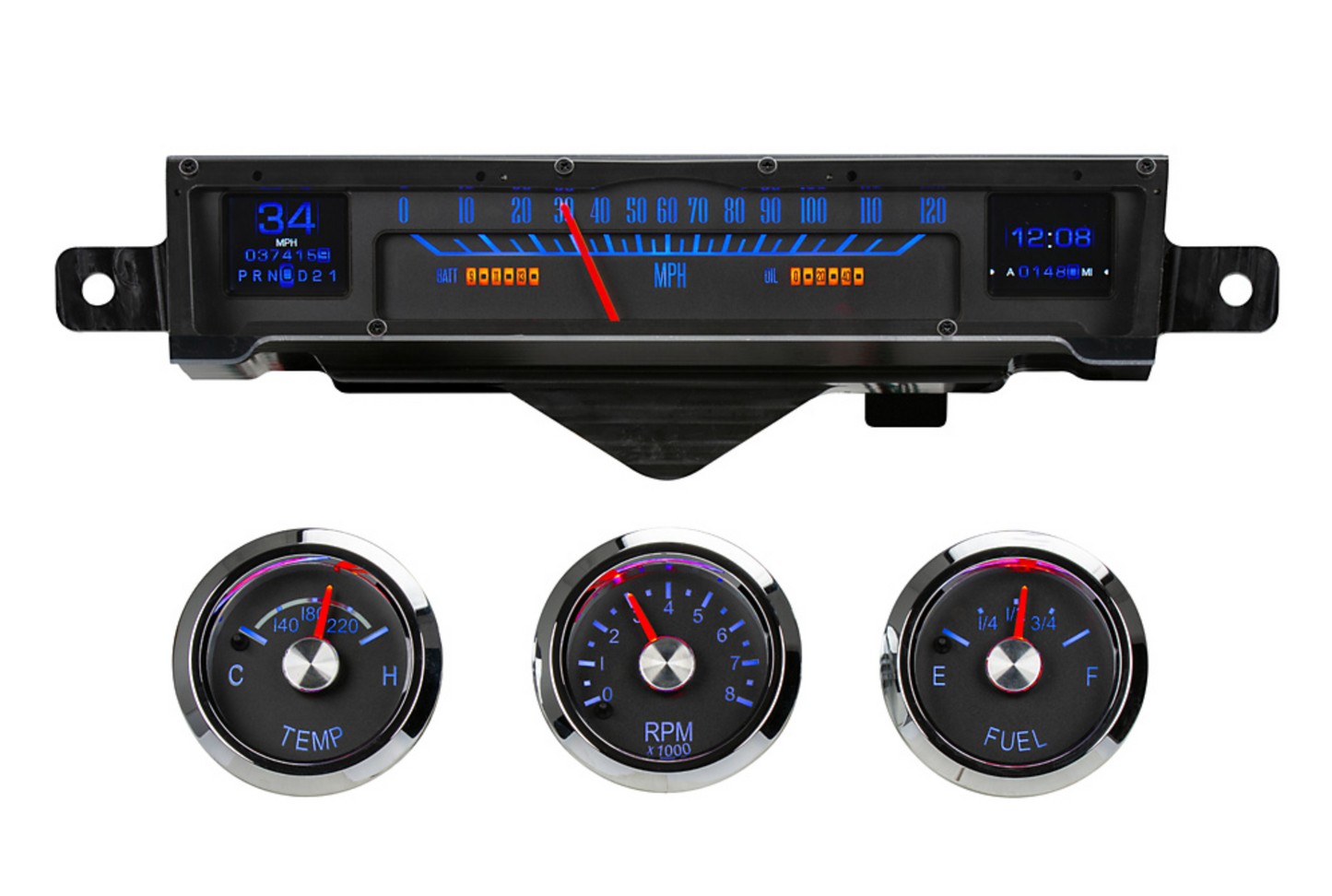 Dakota Digital 1961-62 Chevy Impala Retrotech Dash Gauge System RTX-61C-IMP-X