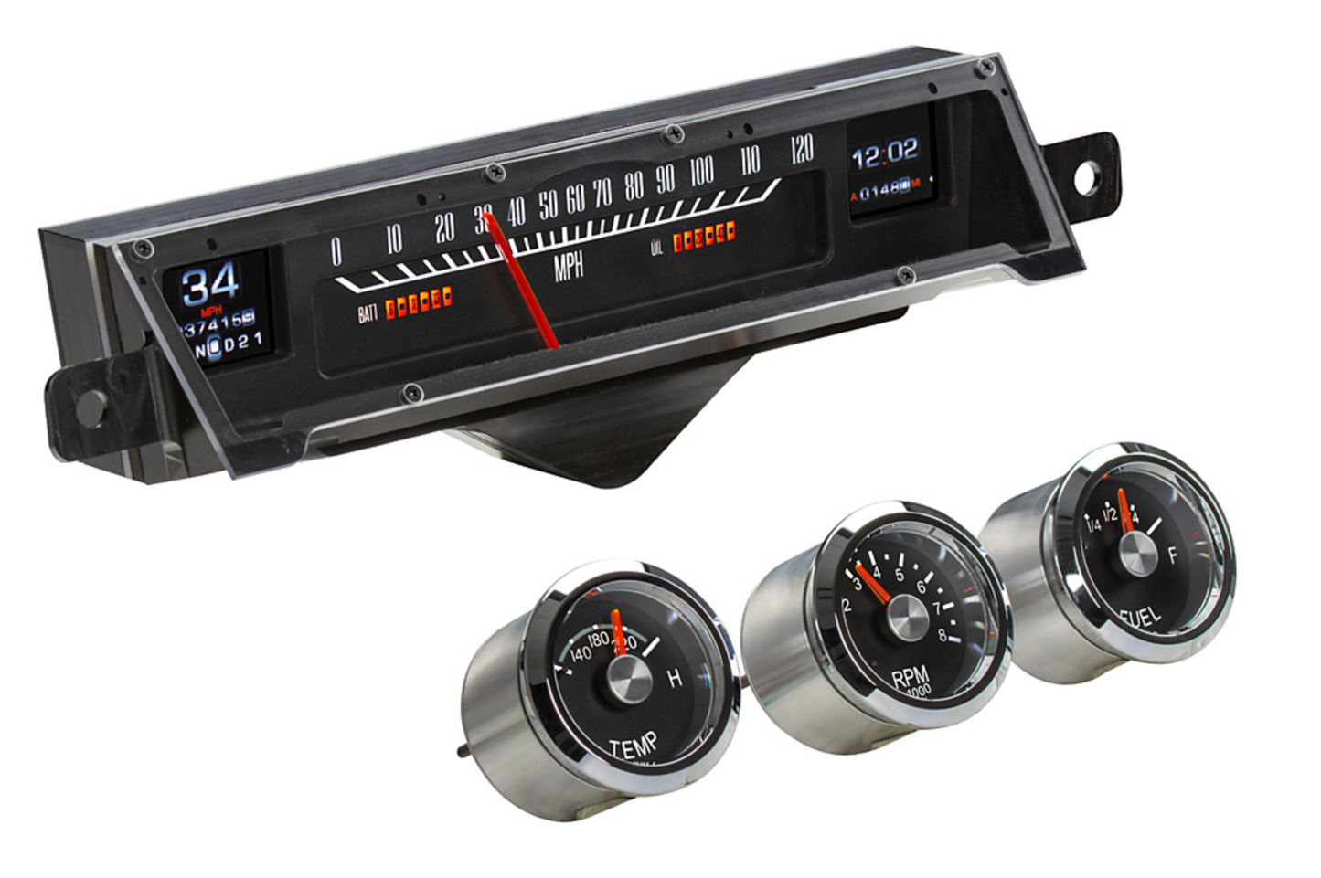 Dakota Digital 1961-62 Chevy Impala Retrotech Dash Gauge System RTX-61C-IMP-X