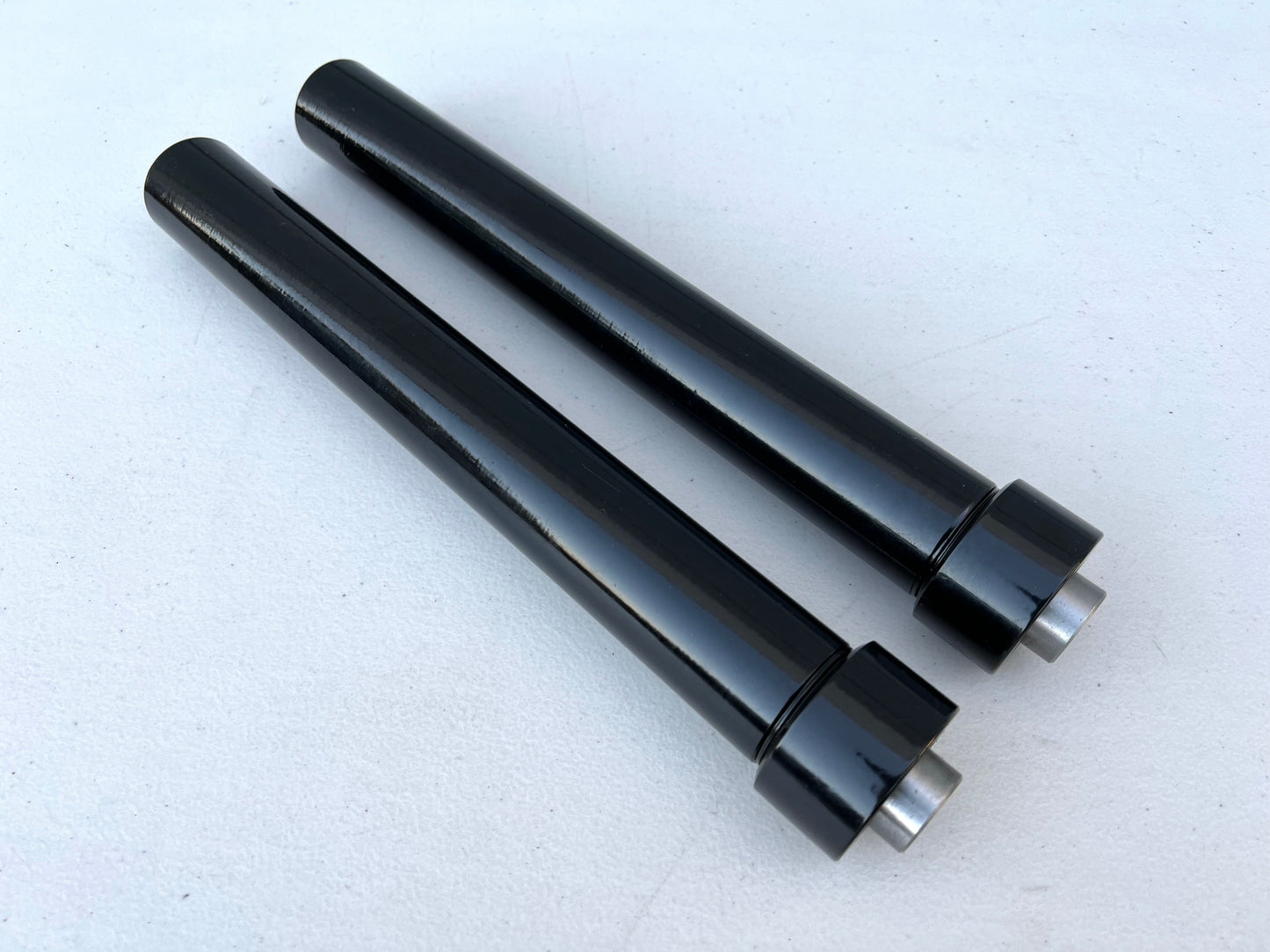 10INCH HYDRAULIC CYLINDERS (REGULAR FAT) BLACK PAIR / LOWRIDER HYDRAULIC PARTS