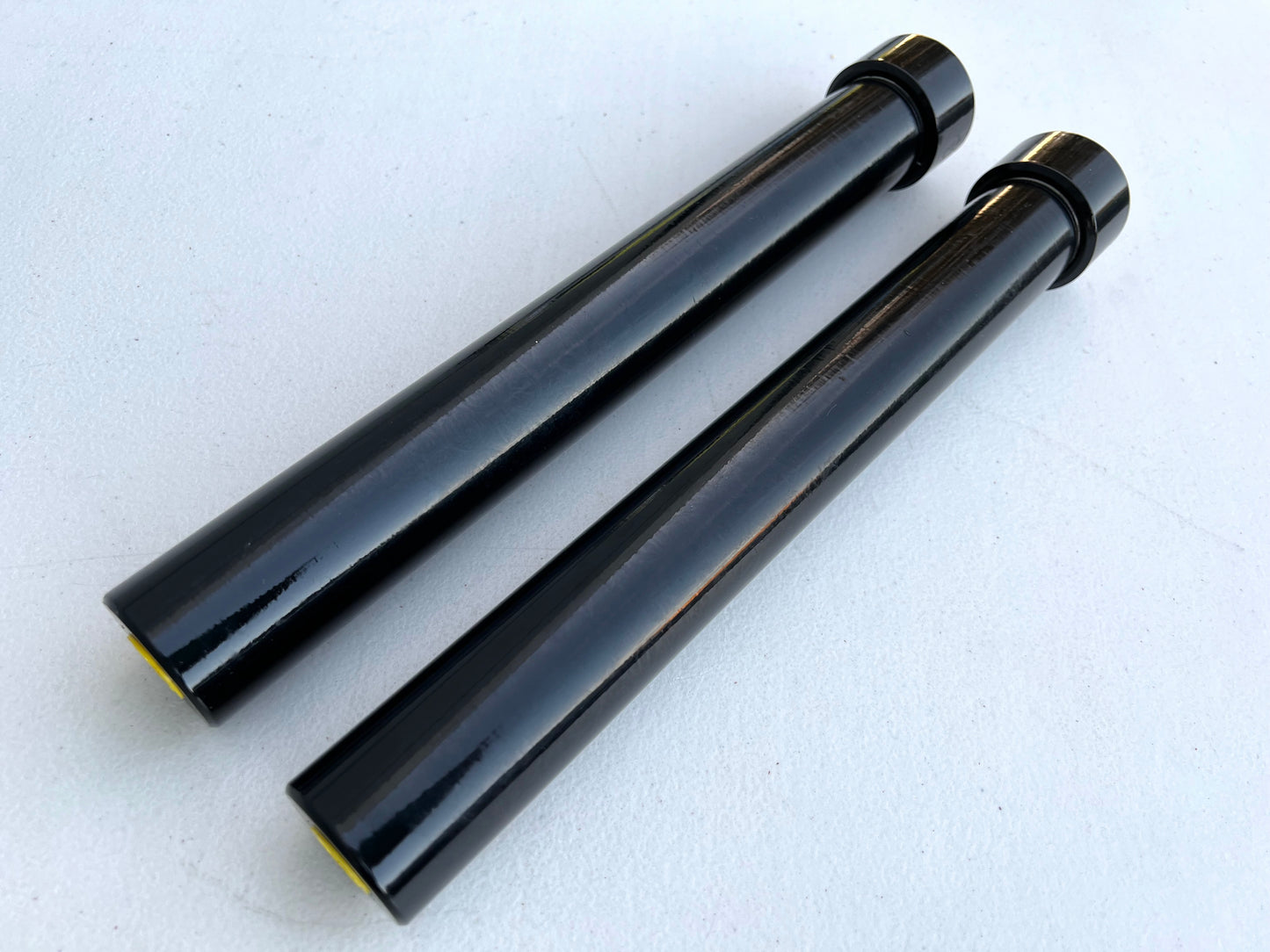 10INCH HYDRAULIC CYLINDERS (REGULAR FAT) BLACK PAIR / LOWRIDER HYDRAULIC PARTS