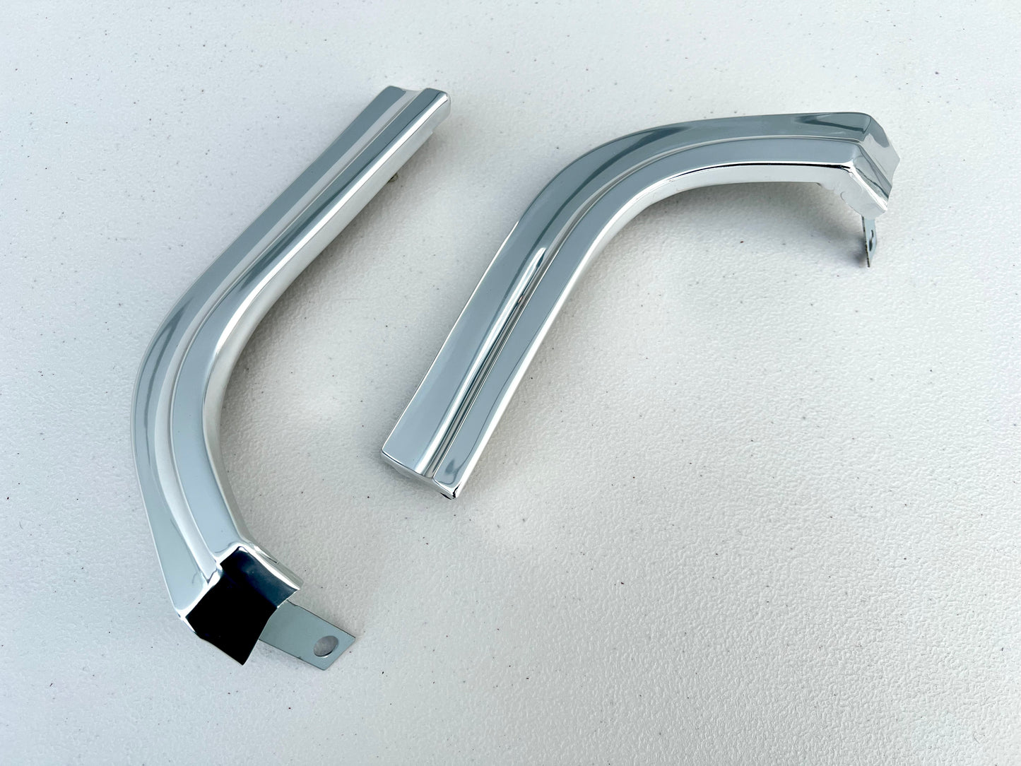 1963 CHEVY IMPALA / FULLSIZE BELAIR BISCAYNE UPPER EYEBROW MOLDINGS PAIR [NEW]