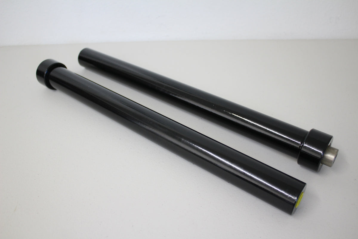 16INCH CYLINDERS (REGULAR FAT) BLACK PAIR / LOWRIDER HYDRAULIC PARTS