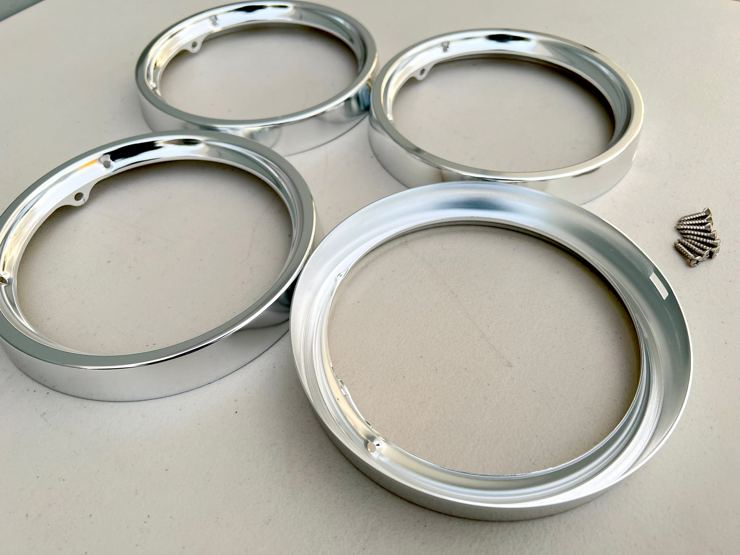 1964 CHEVY IMPALA / FULL-SIZE HEAD LIGHT BEZELS 4PC / 1SET [NEW]